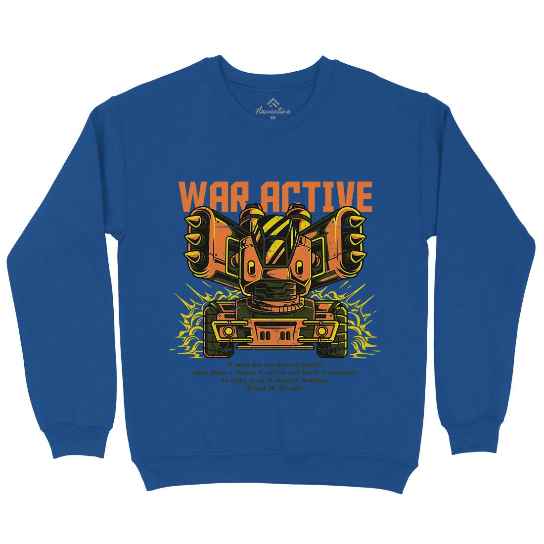 War Active Kids Crew Neck Sweatshirt Army D877