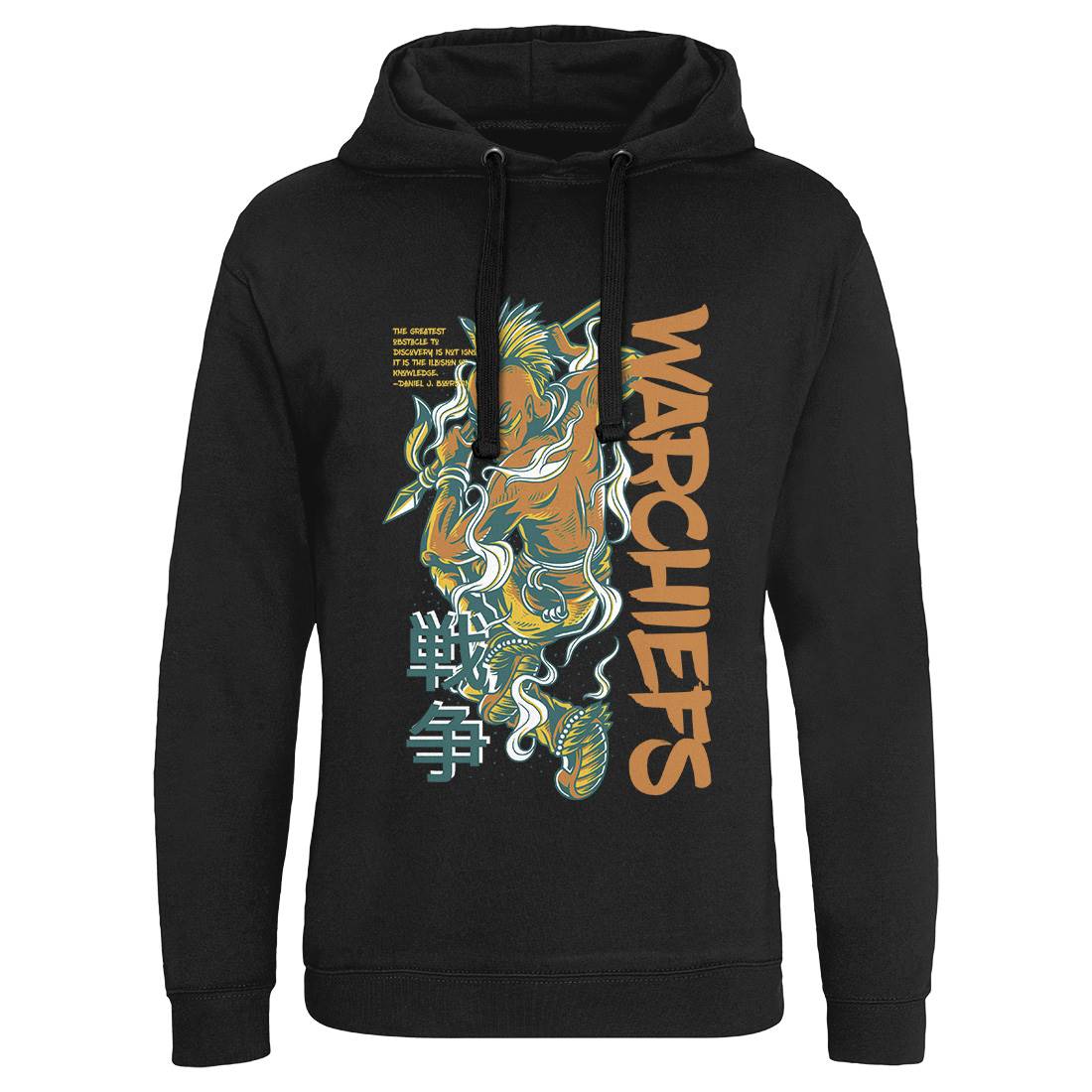 War Chief Mens Hoodie Without Pocket American D878