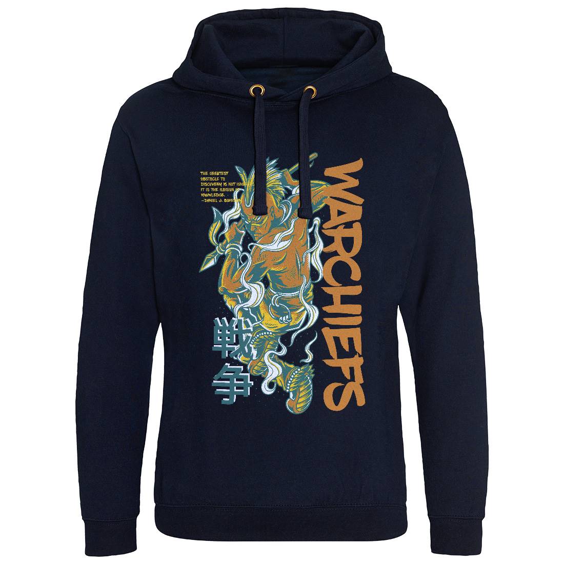 War Chief Mens Hoodie Without Pocket American D878