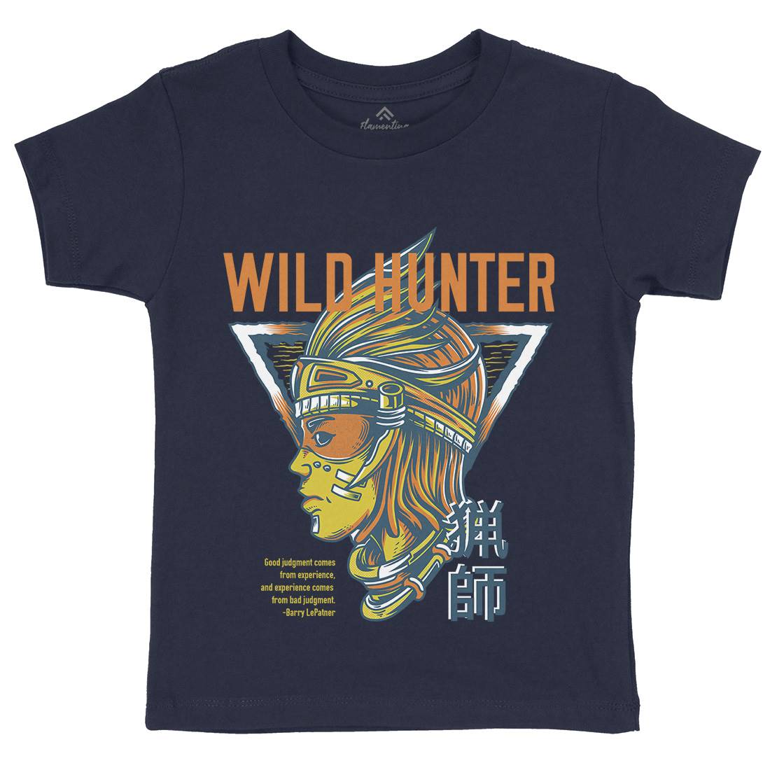 Wild Hunter Kids Organic Crew Neck T-Shirt Warriors D881