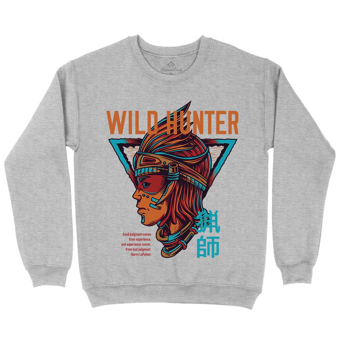 Wild Hunter Kids Crew Neck Sweatshirt Warriors D881