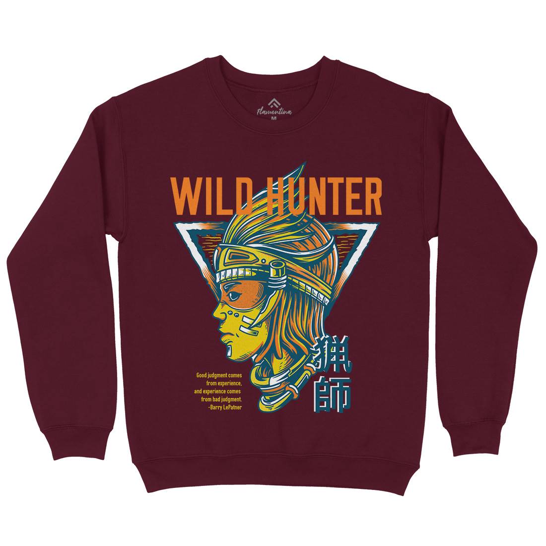 Wild Hunter Mens Crew Neck Sweatshirt Warriors D881