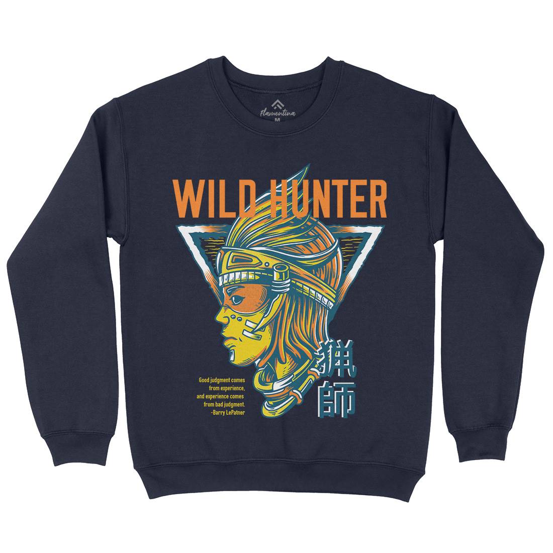 Wild Hunter Mens Crew Neck Sweatshirt Warriors D881