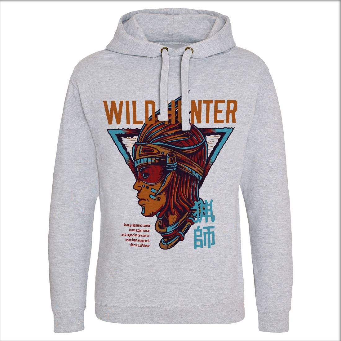 Wild Hunter Mens Hoodie Without Pocket Warriors D881