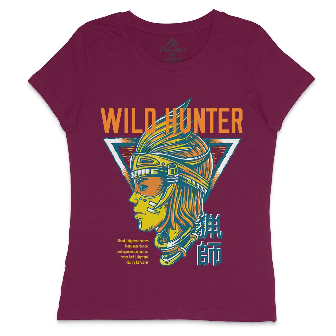 Wild Hunter Womens Crew Neck T-Shirt Warriors D881