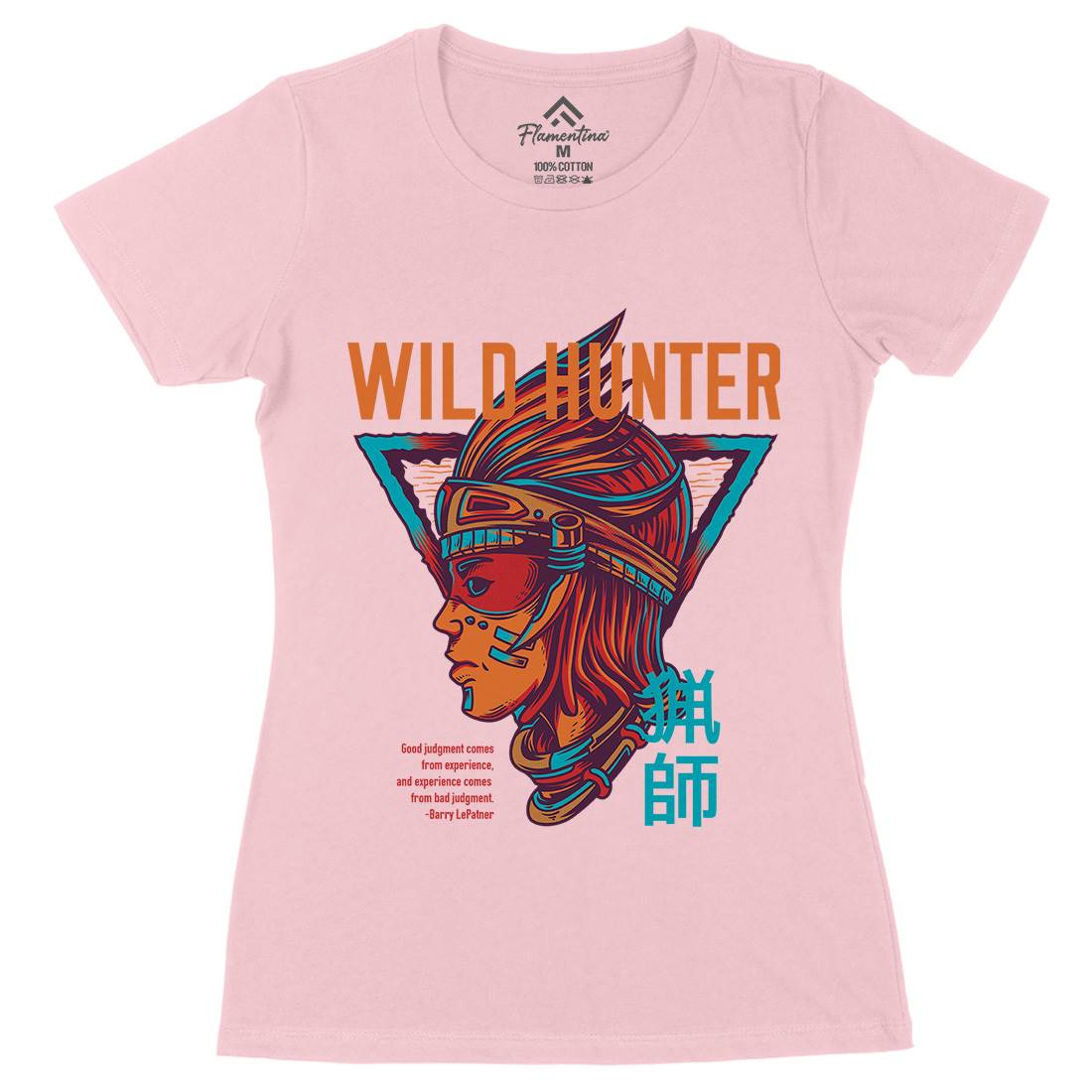 Wild Hunter Womens Organic Crew Neck T-Shirt Warriors D881