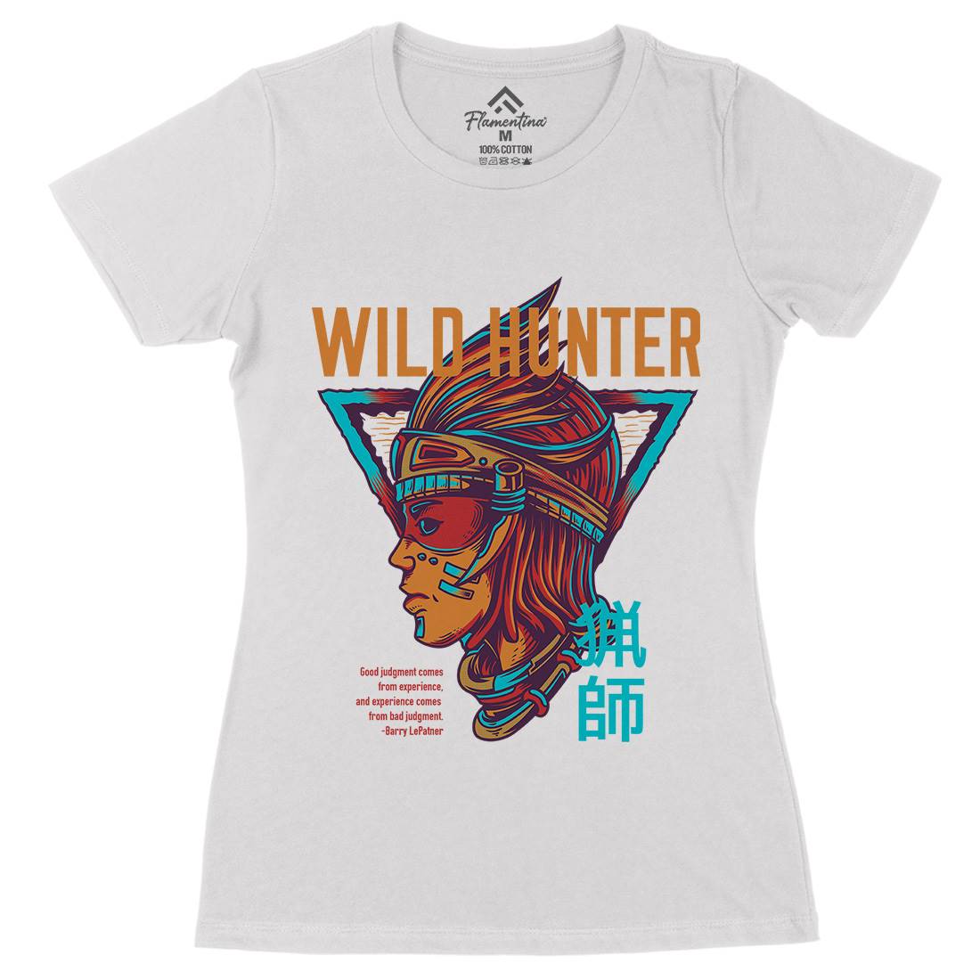 Wild Hunter Womens Organic Crew Neck T-Shirt Warriors D881