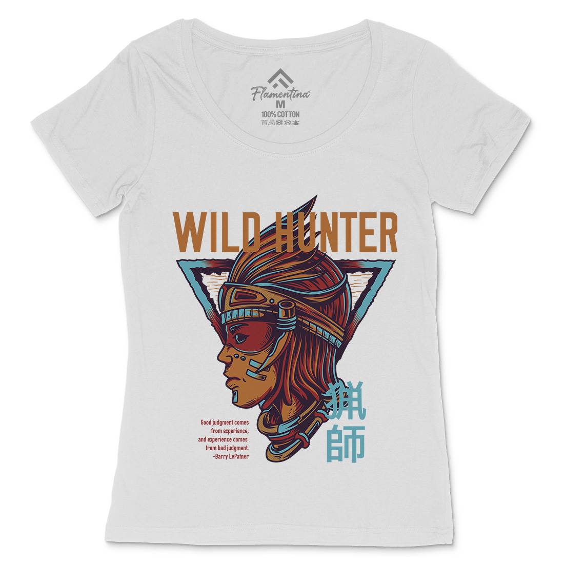 Wild Hunter Womens Scoop Neck T-Shirt Warriors D881