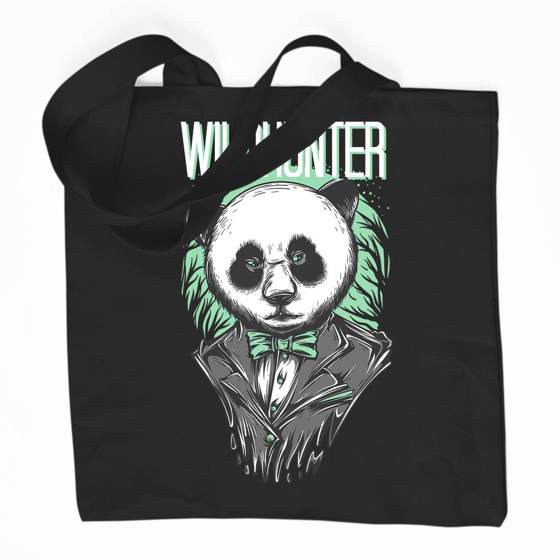 Wild Hunter Organic Premium Cotton Tote Bag Animals D882