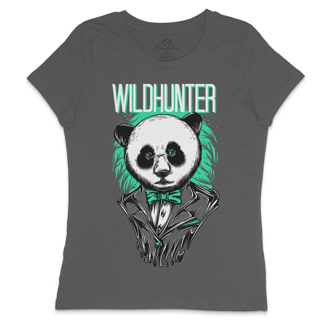 Wild Hunter Womens Crew Neck T-Shirt Animals D882