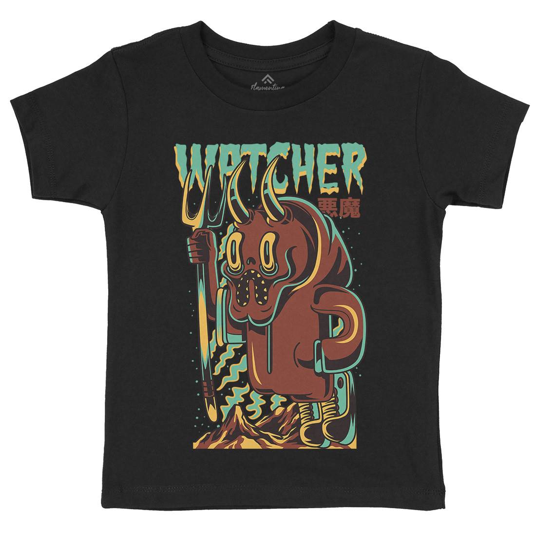 Witcher Kids Crew Neck T-Shirt Horror D885