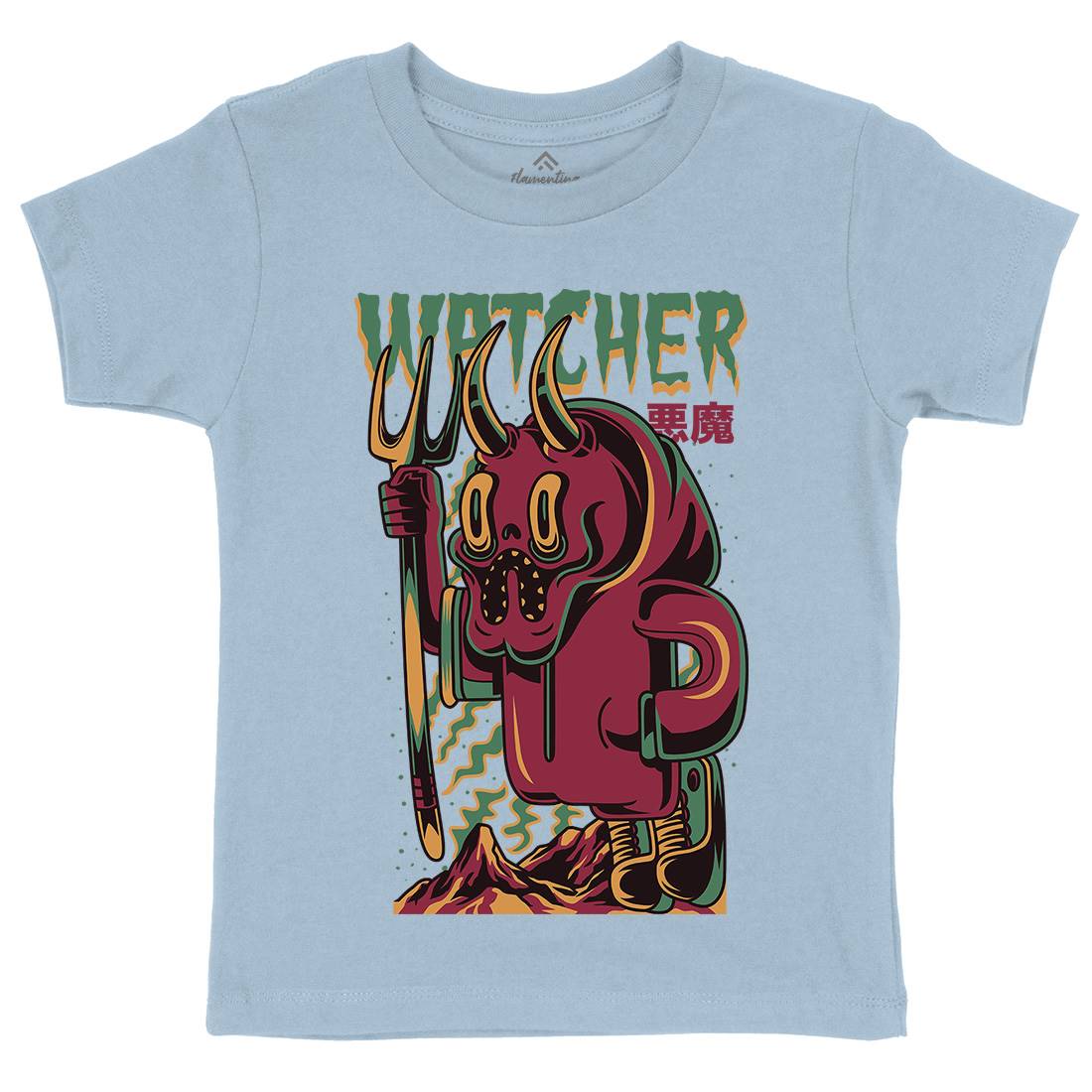 Witcher Kids Crew Neck T-Shirt Horror D885
