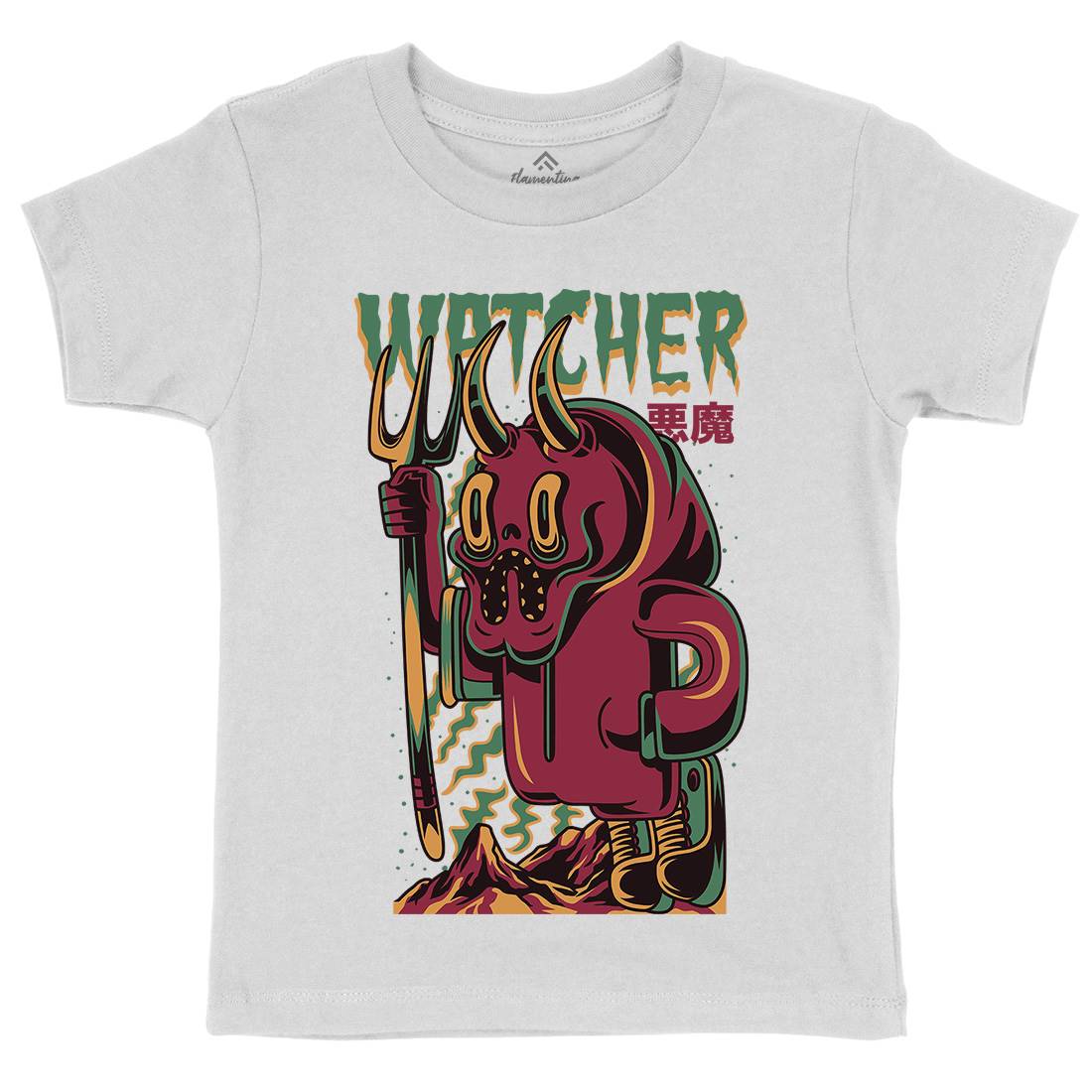 Witcher Kids Organic Crew Neck T-Shirt Horror D885