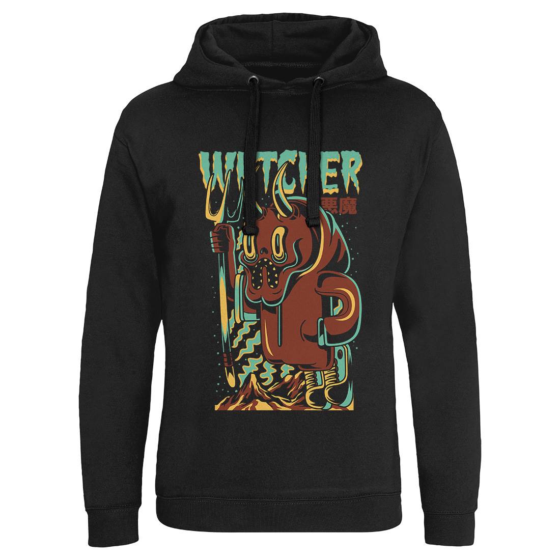 Witcher Mens Hoodie Without Pocket Horror D885