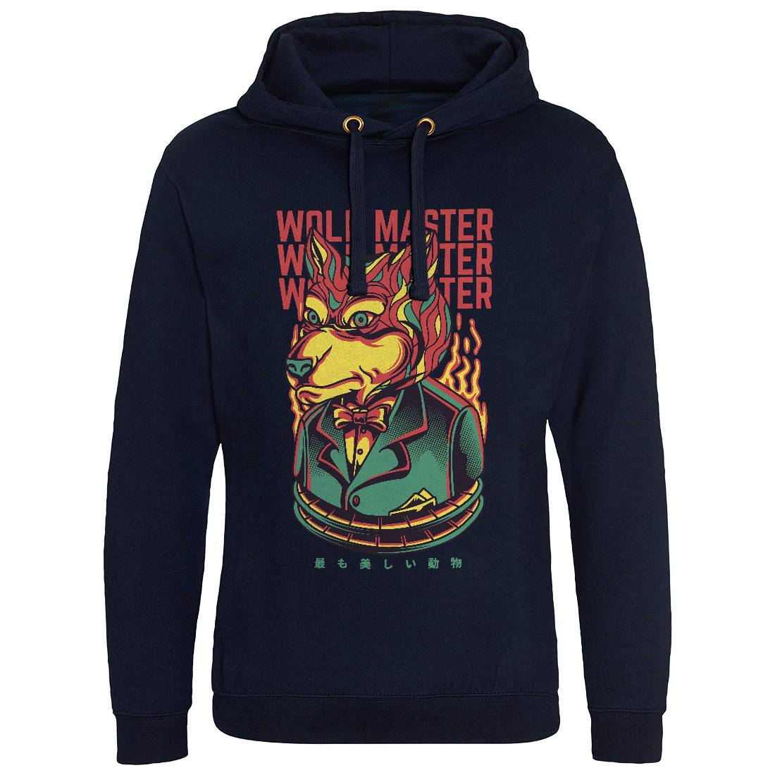 Wolf Master Mens Hoodie Without Pocket Animals D886