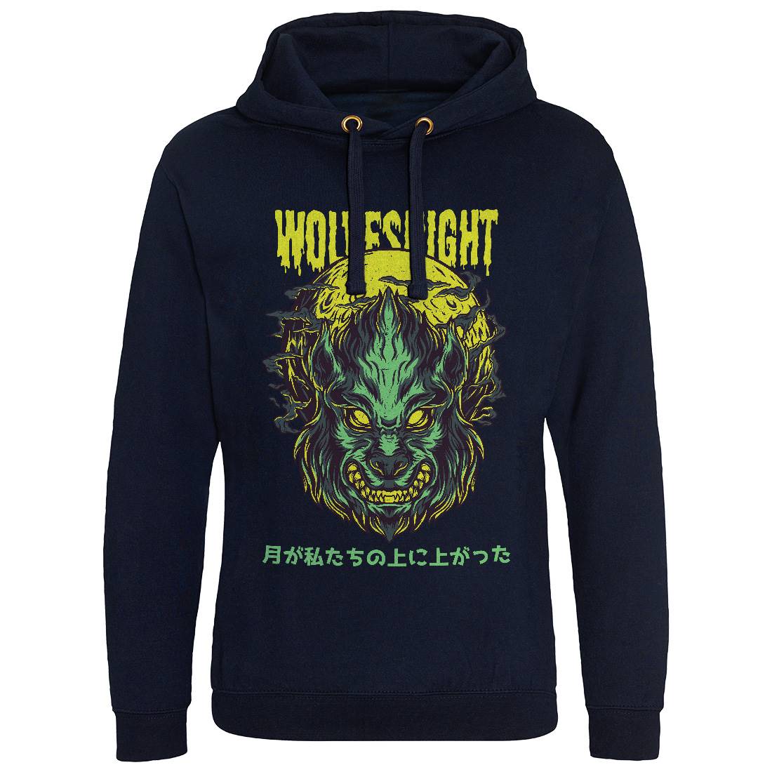 Wolves Night Mens Hoodie Without Pocket Horror D888