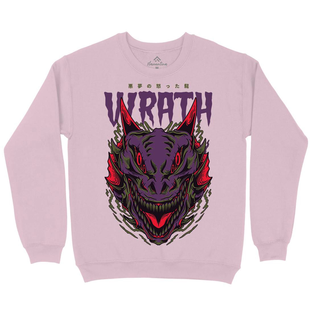 Wrath Monster Kids Crew Neck Sweatshirt Horror D891
