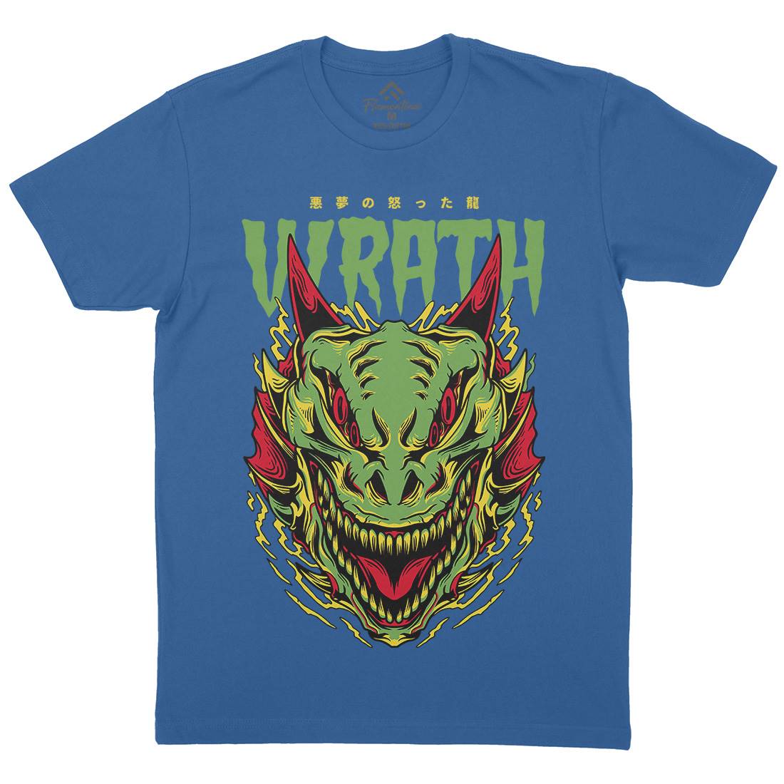 Wrath Monster Mens Crew Neck T-Shirt Horror D891