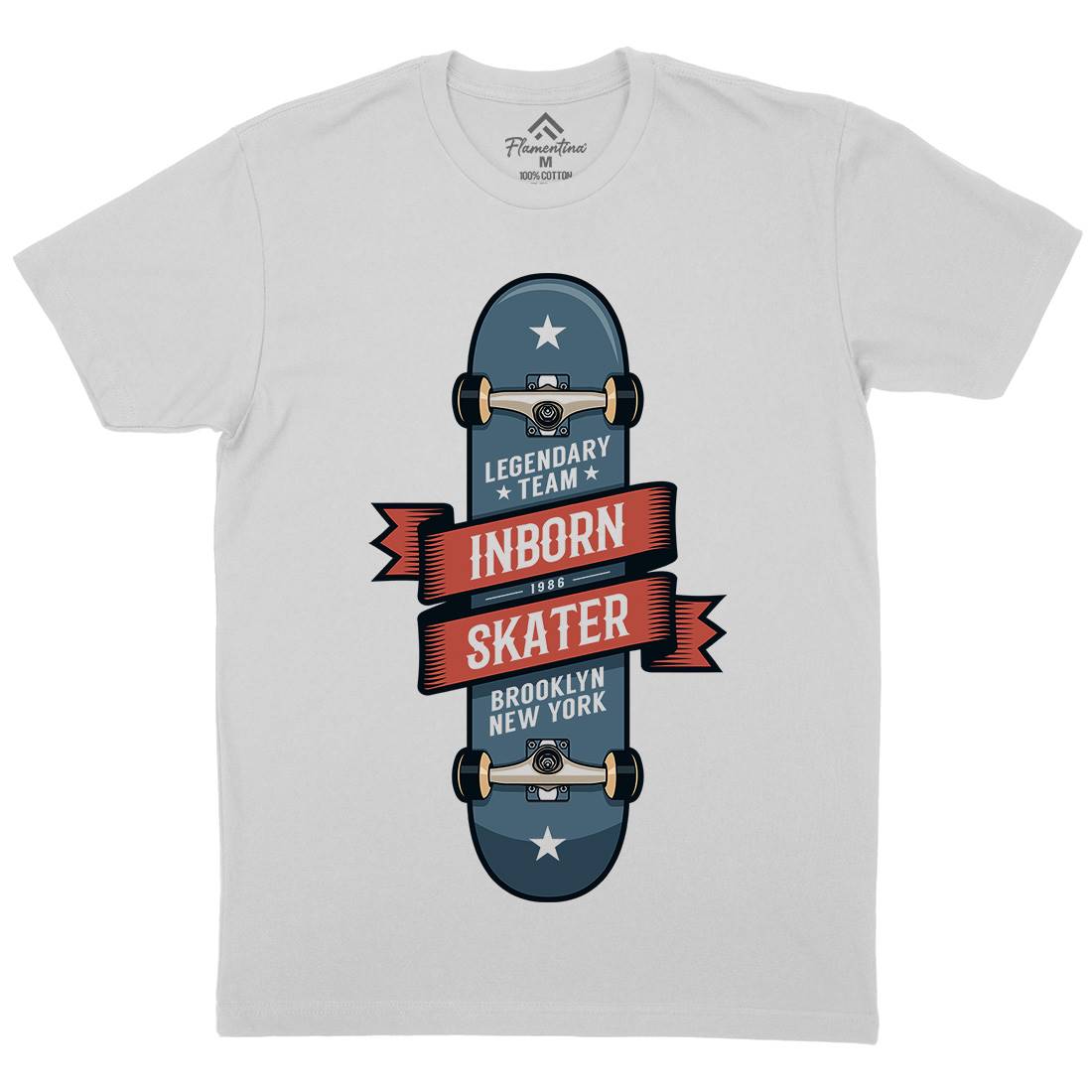 Inborn Skater Mens Crew Neck T-Shirt Skate D895