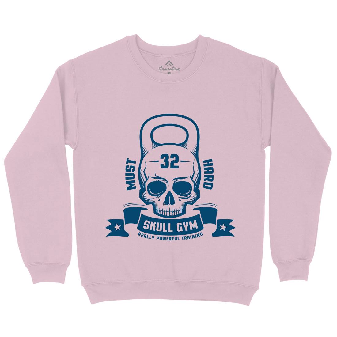 Skull Kids Crew Neck Sweatshirt Gym D898