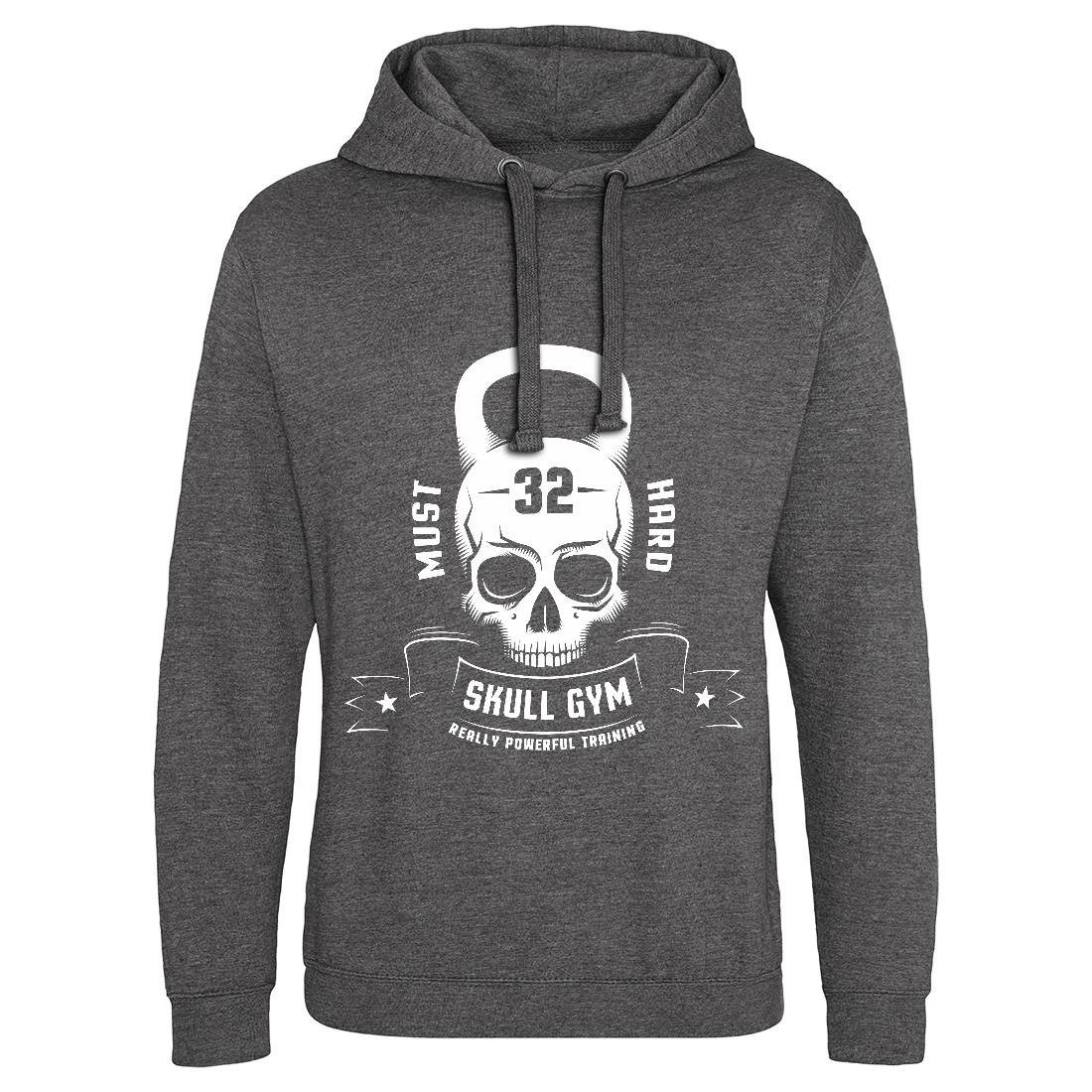 Skull Mens Hoodie Without Pocket Gym D898