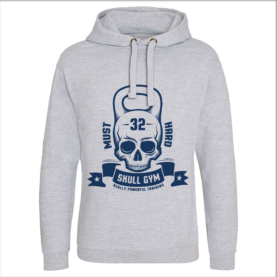 Skull Mens Hoodie Without Pocket Gym D898