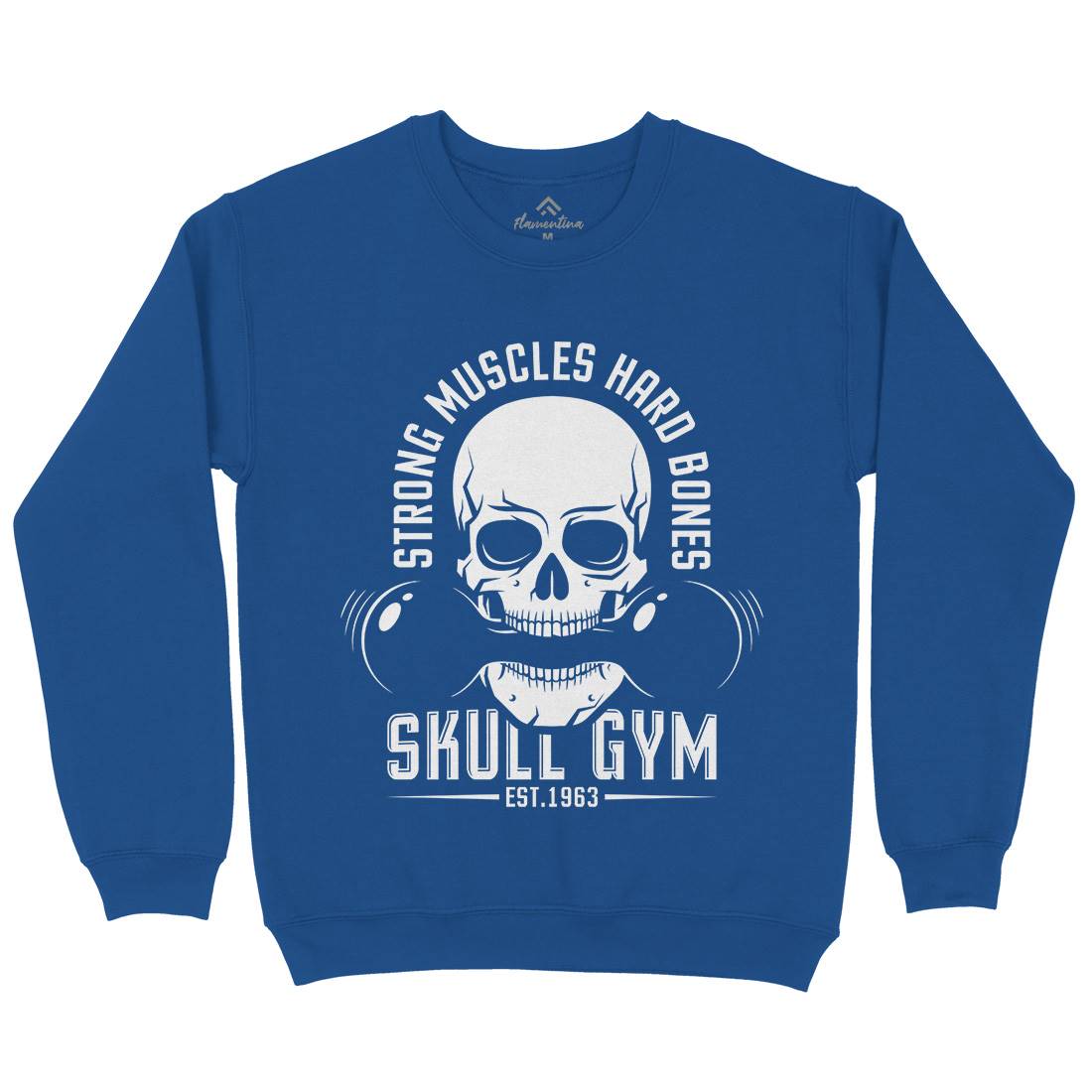 Skull Gym Kids Crew Neck Sweatshirt Gym D899