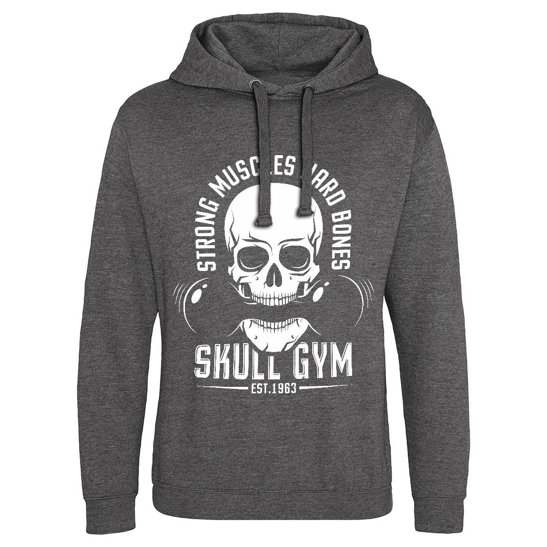 Skull Gym Mens Hoodie Without Pocket Gym D899