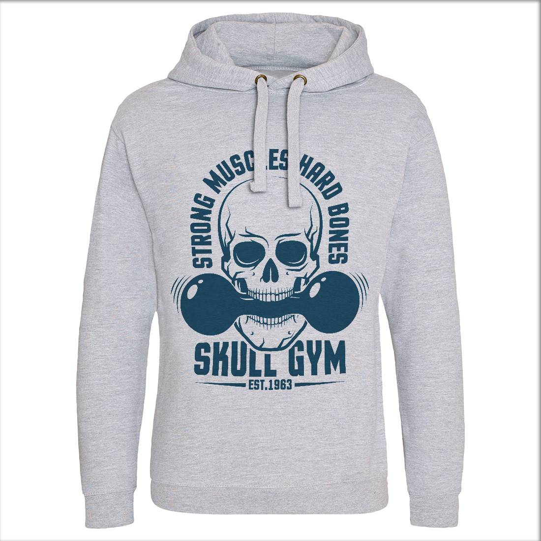 Skull Gym Mens Hoodie Without Pocket Gym D899