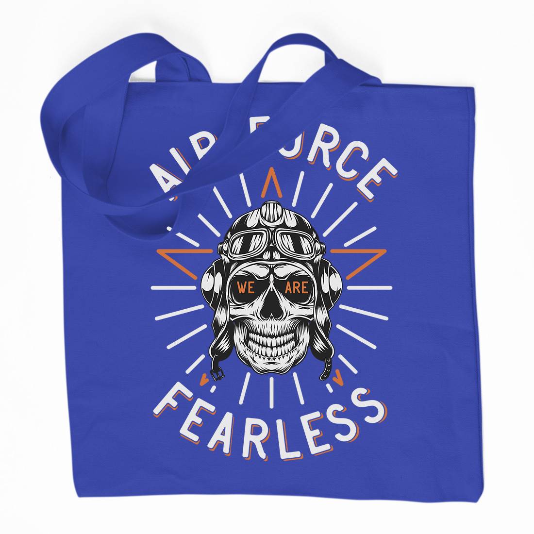 Air Force Fearless Organic Premium Cotton Tote Bag Army D900
