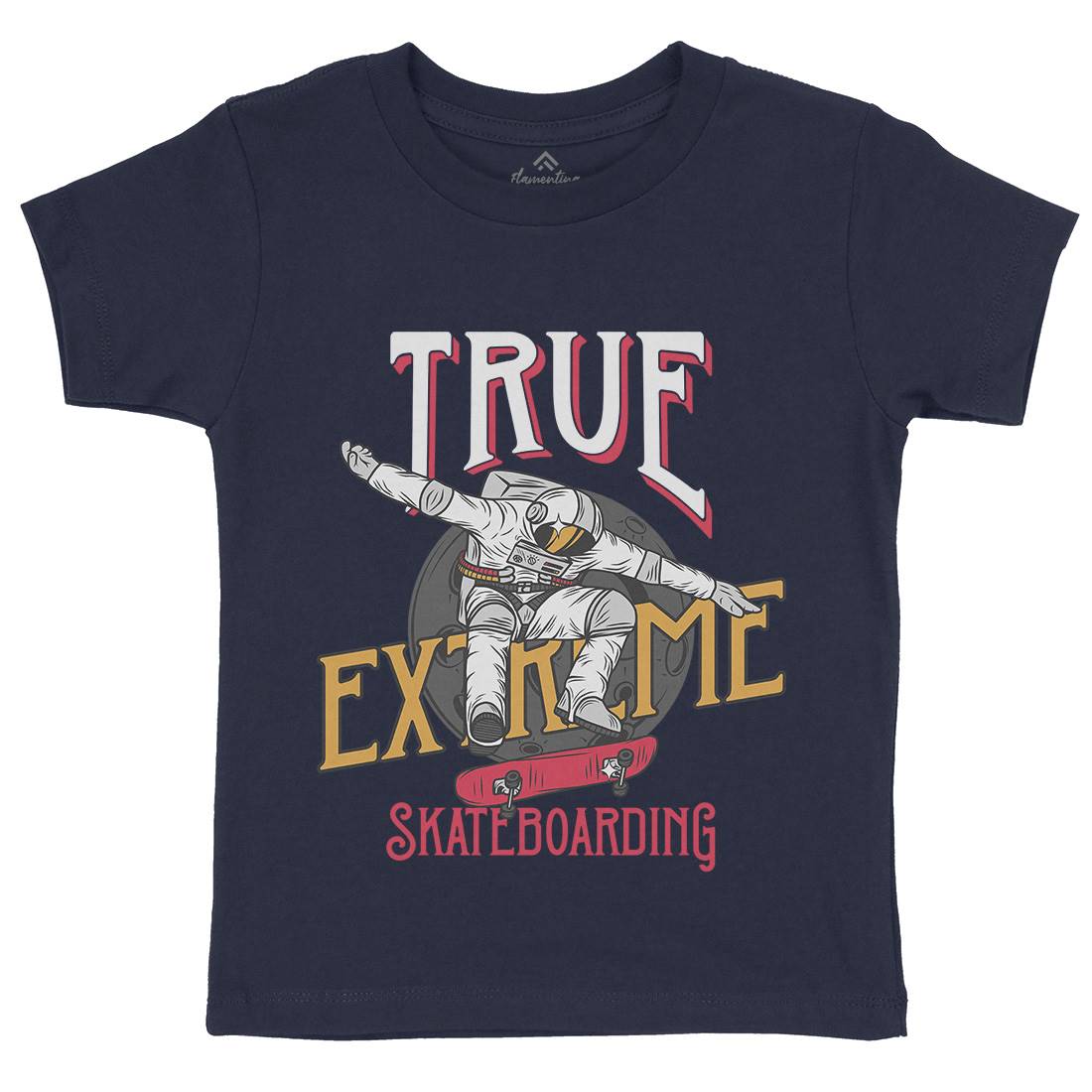 Astronaut Extreme Kids Crew Neck T-Shirt Space D903