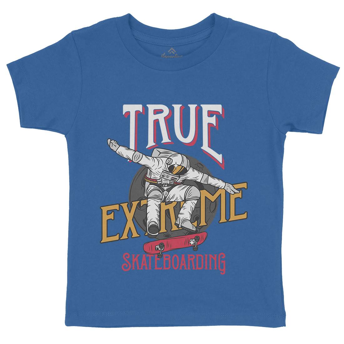 Astronaut Extreme Kids Organic Crew Neck T-Shirt Space D903