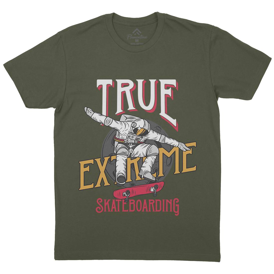 Astronaut Extreme Mens Crew Neck T-Shirt Space D903