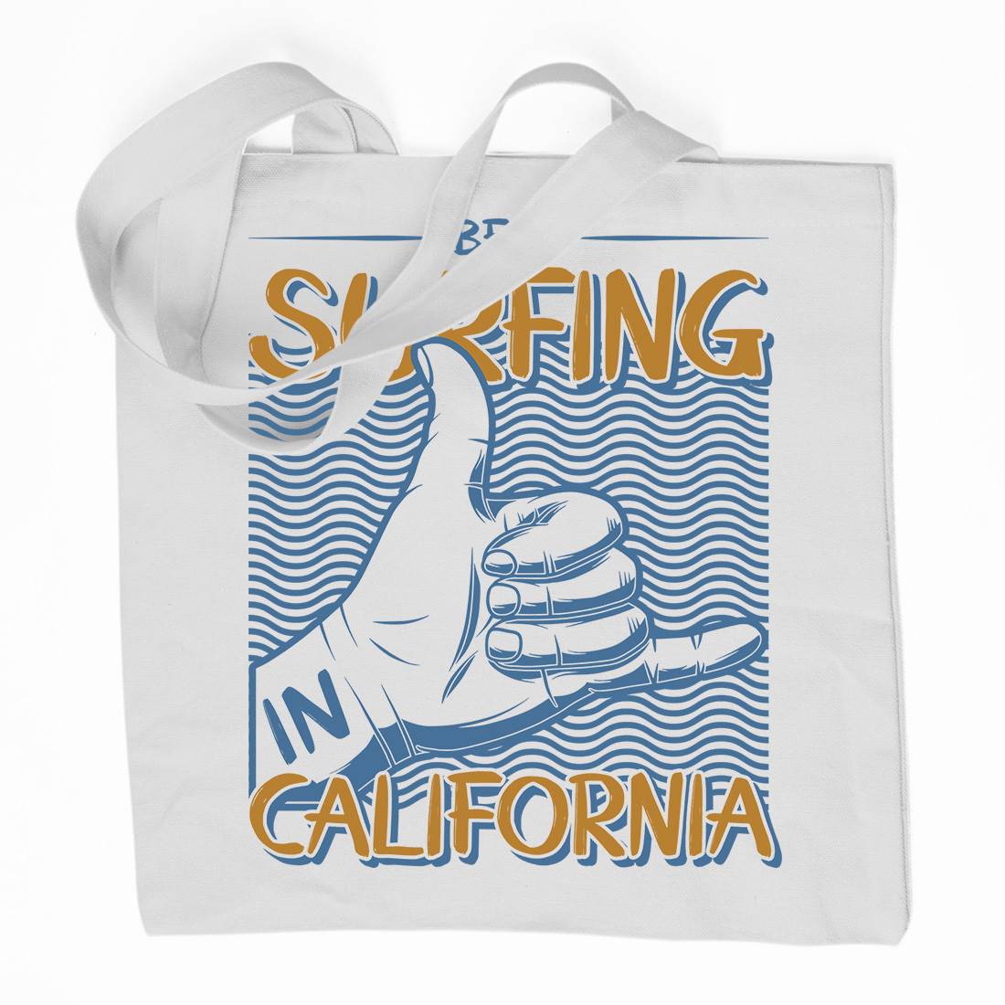 Best Surfing Organic Premium Cotton Tote Bag Surf D908
