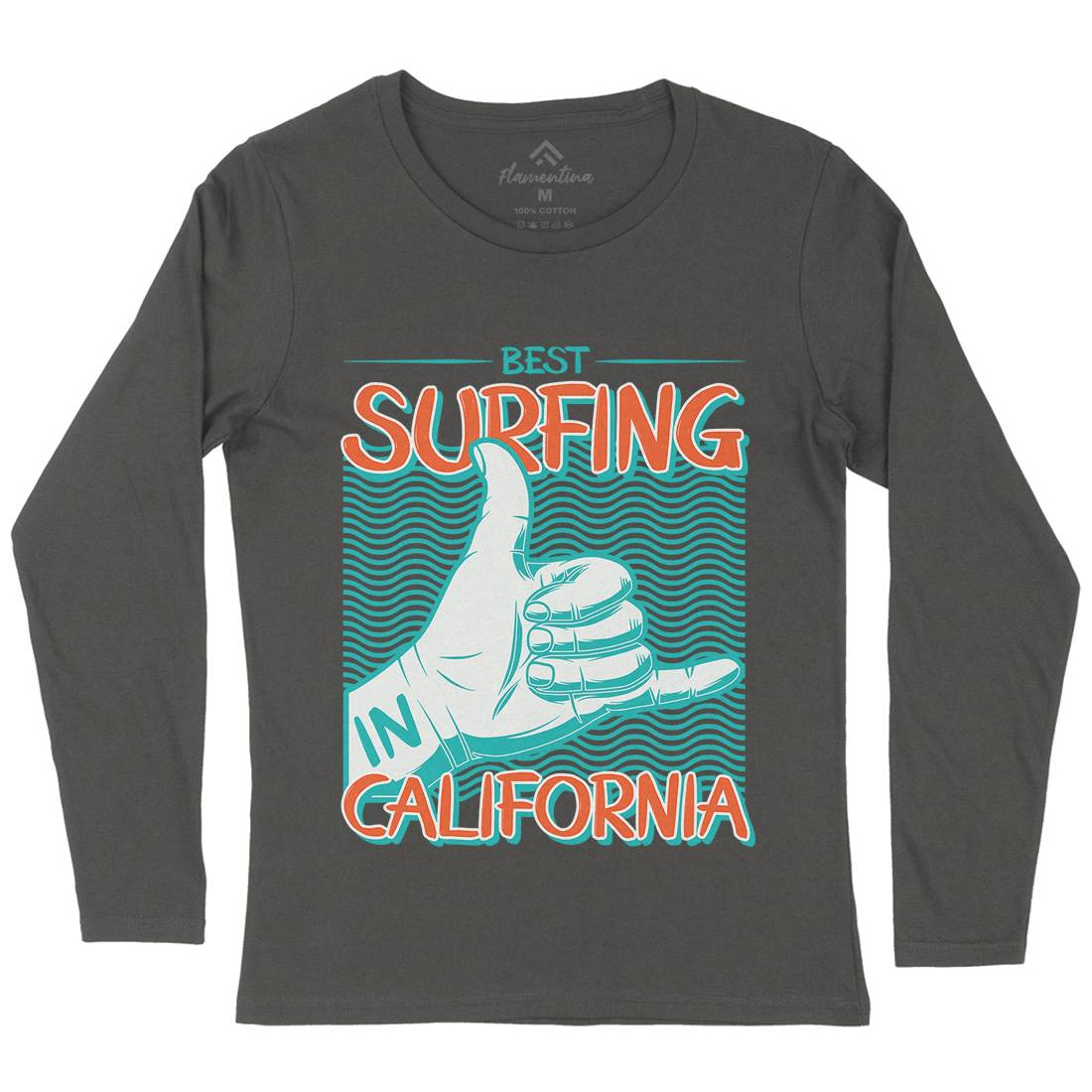 Best Surfing Womens Long Sleeve T-Shirt Surf D908