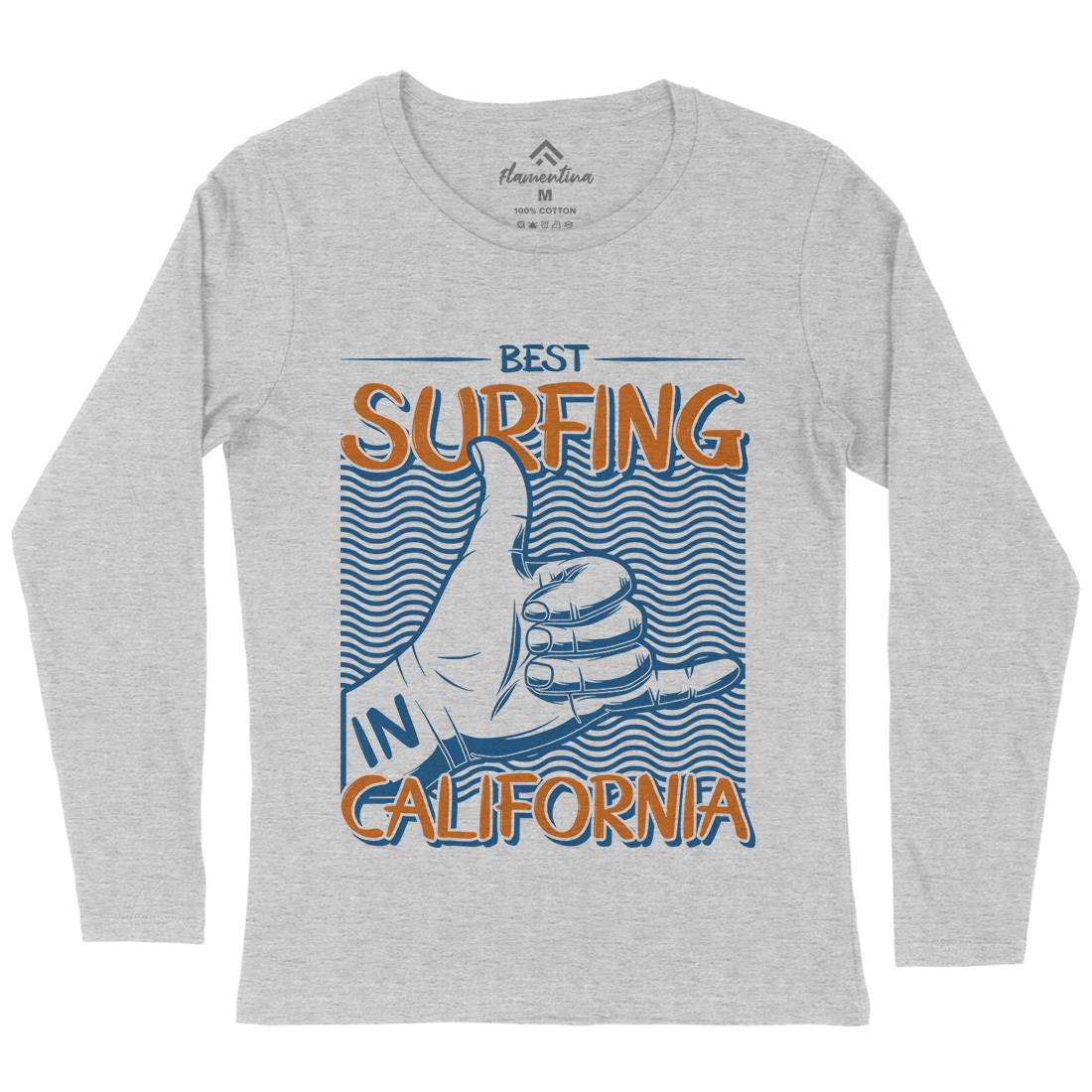 Best Surfing Womens Long Sleeve T-Shirt Surf D908
