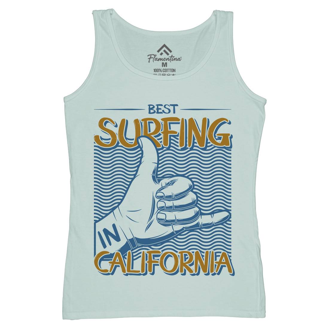 Best Surfing Womens Organic Tank Top Vest Surf D908