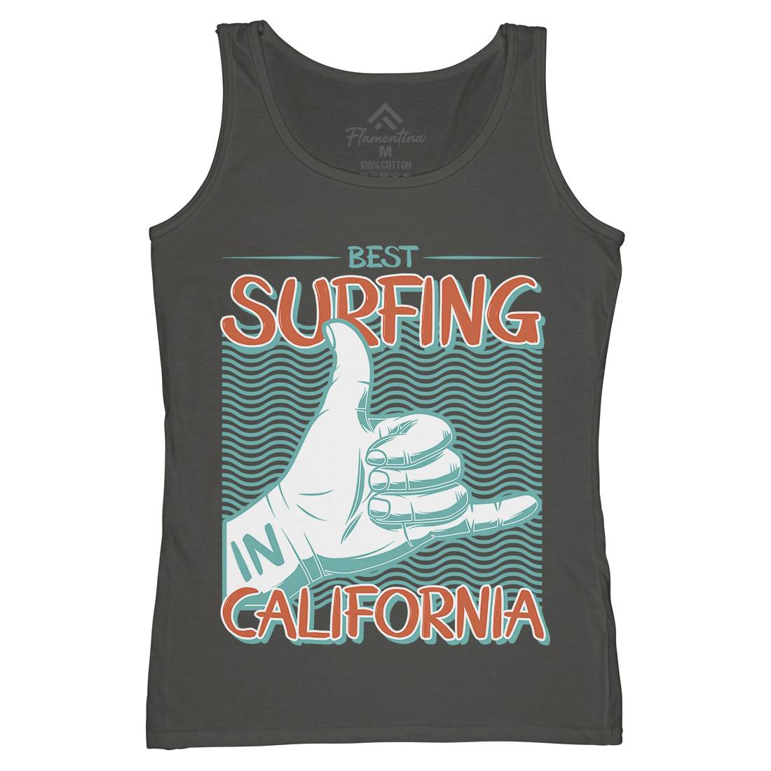Best Surfing Womens Organic Tank Top Vest Surf D908