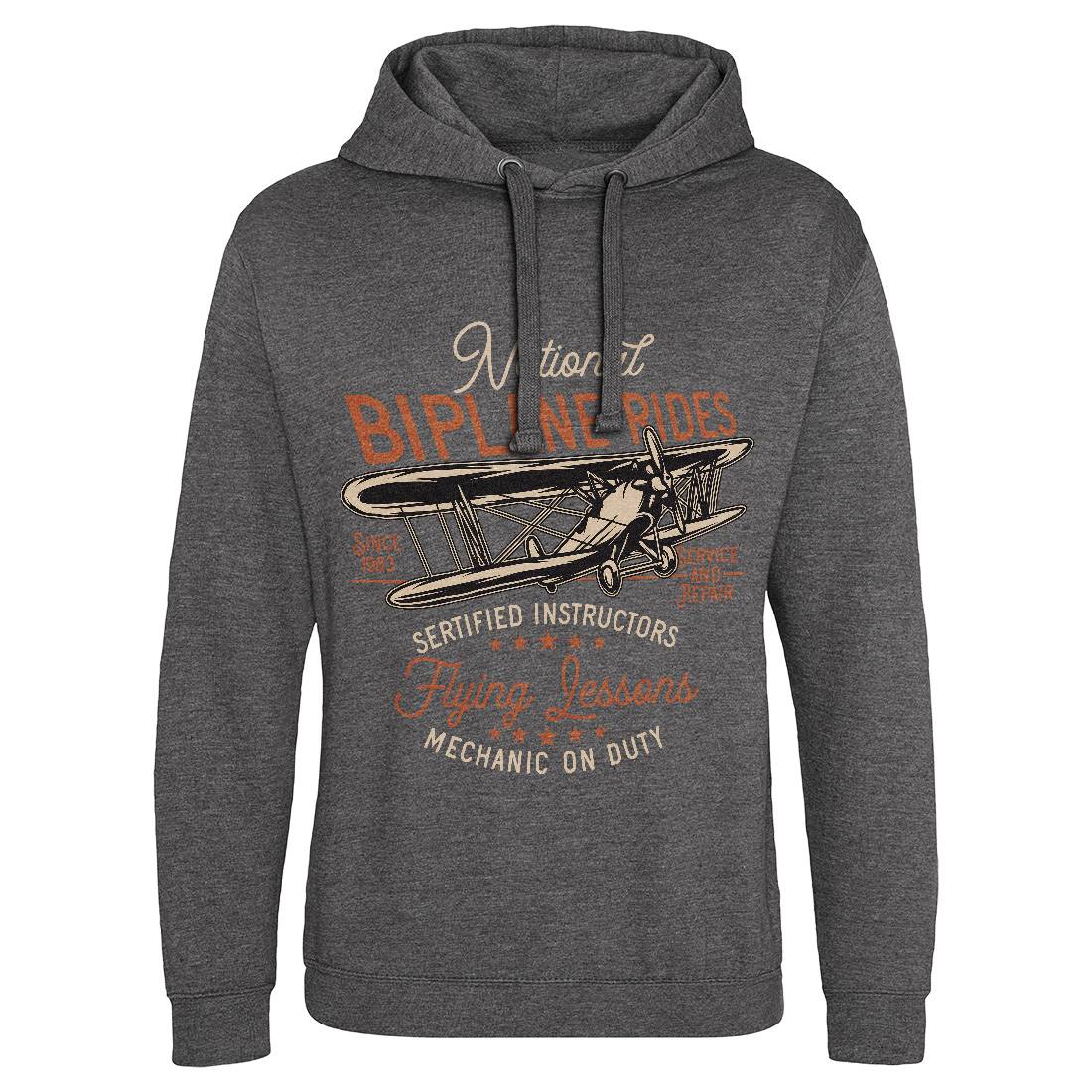 Biplane Rides Mens Hoodie Without Pocket Vehicles D910