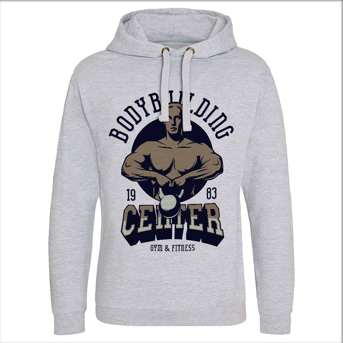 Bodybuilding Centre Mens Hoodie Without Pocket Gym D911