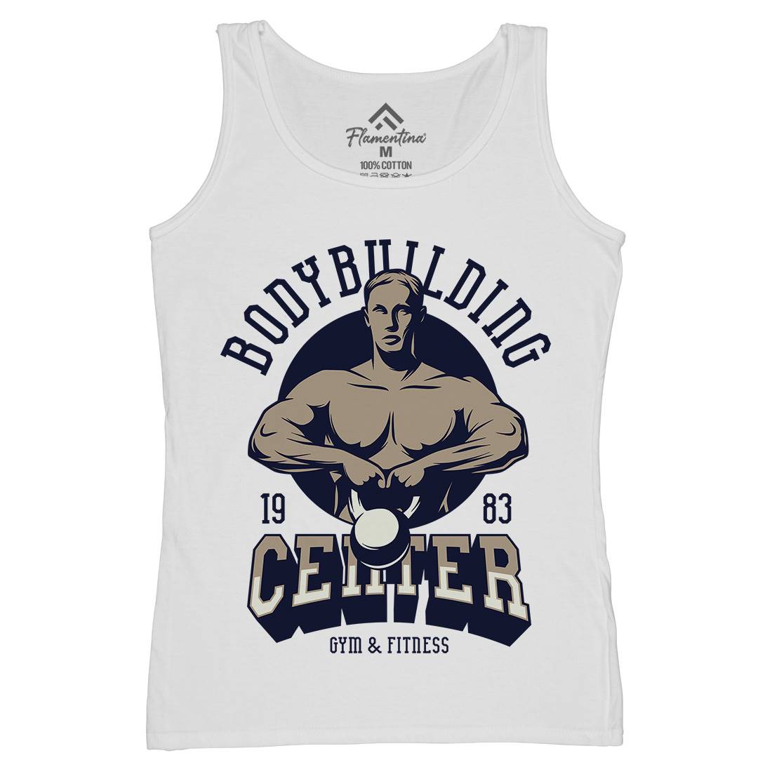 Bodybuilding Centre Womens Organic Tank Top Vest Gym D911