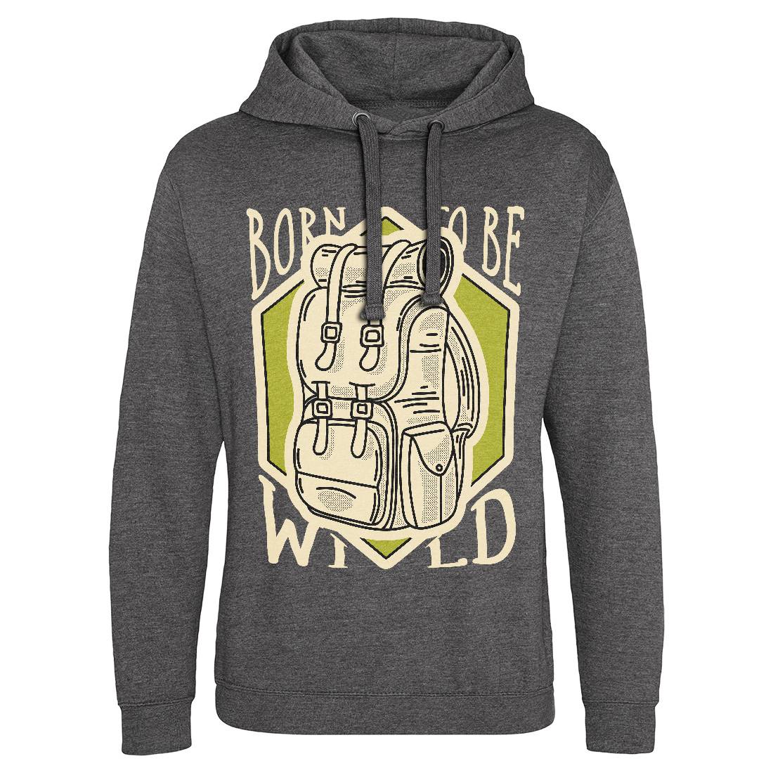 Born To Be Wild Mens Hoodie Without Pocket Nature D912