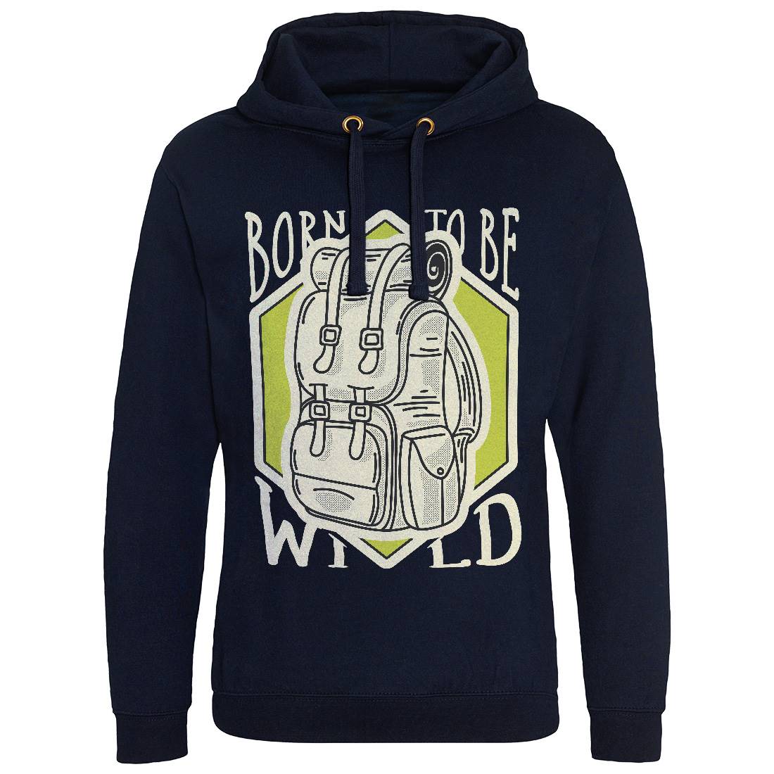 Born To Be Wild Mens Hoodie Without Pocket Nature D912