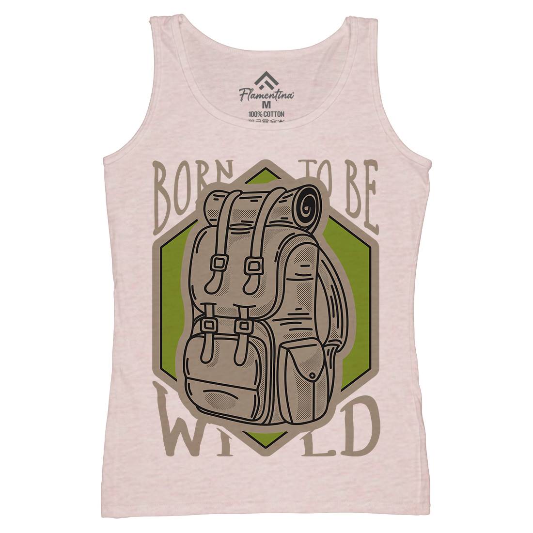 Born To Be Wild Womens Organic Tank Top Vest Nature D912