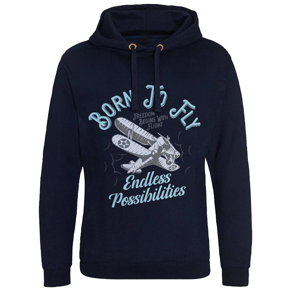 Born To Fly Mens Hoodie Without Pocket Vehicles D913