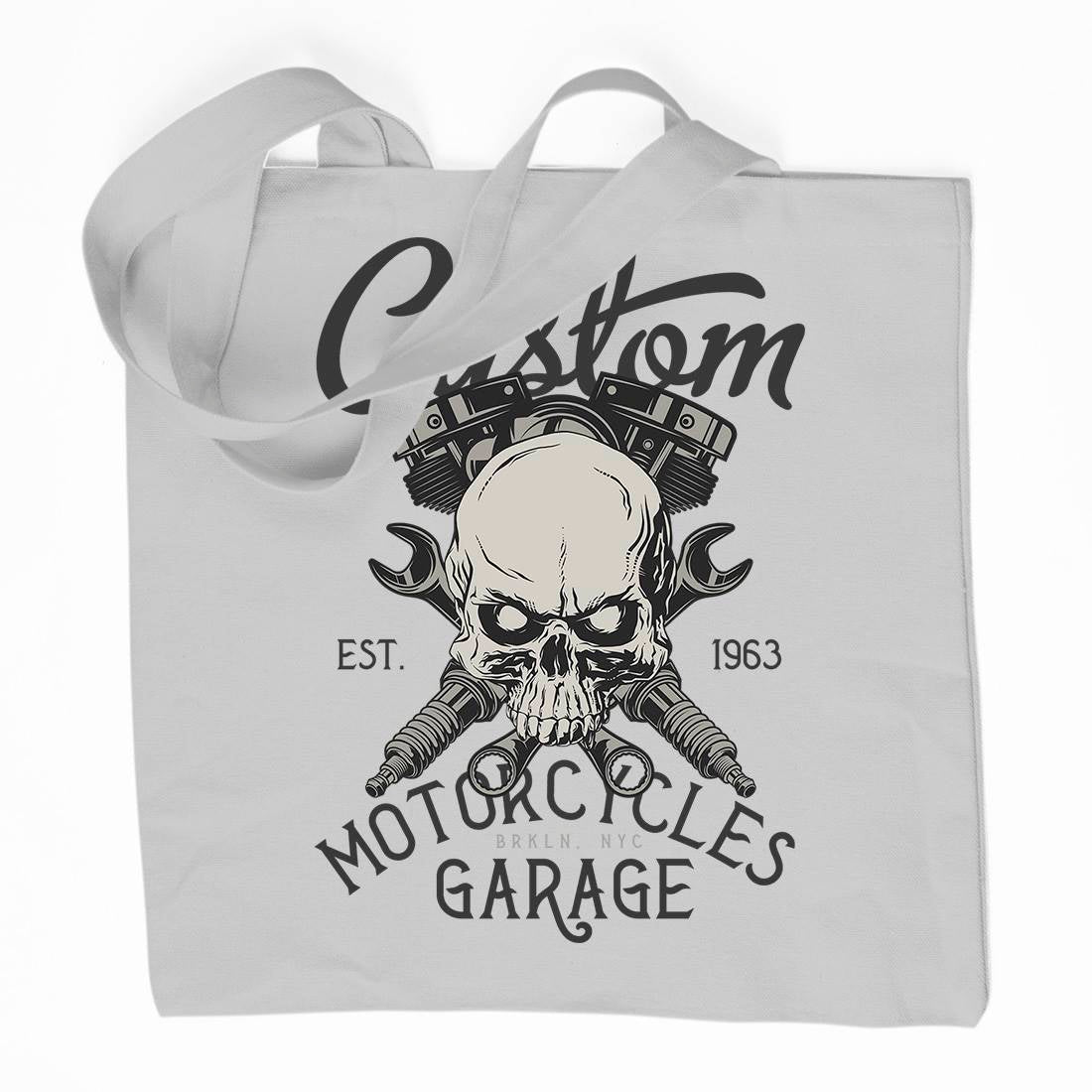 Custom Organic Premium Cotton Tote Bag Motorcycles D922