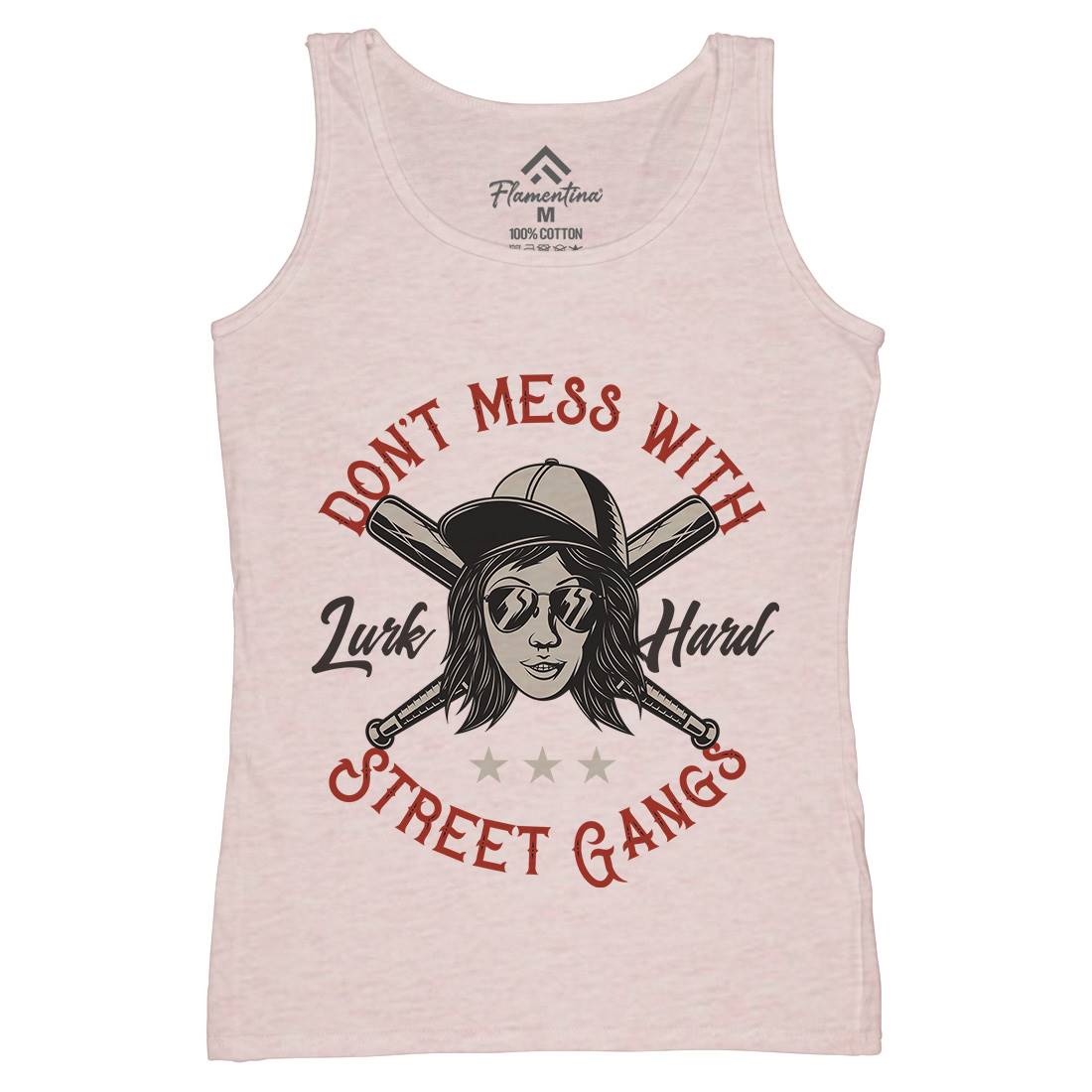 Don&#39;t Mess Street Gangs Womens Organic Tank Top Vest Retro D926