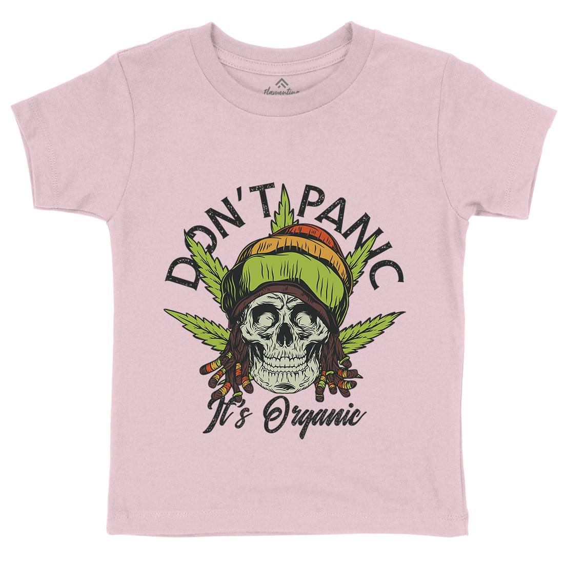 Don&#39;t Panic Kids Crew Neck T-Shirt Drugs D927