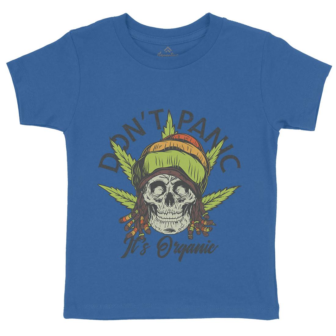 Don&#39;t Panic Kids Organic Crew Neck T-Shirt Drugs D927