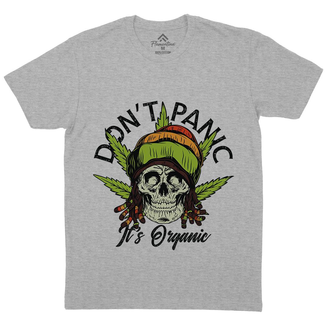 Don&#39;t Panic Mens Crew Neck T-Shirt Drugs D927